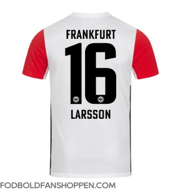 Eintracht Frankfurt Hugo Larsson #16 Hjemmebanetrøje 2024-25 Kortærmet